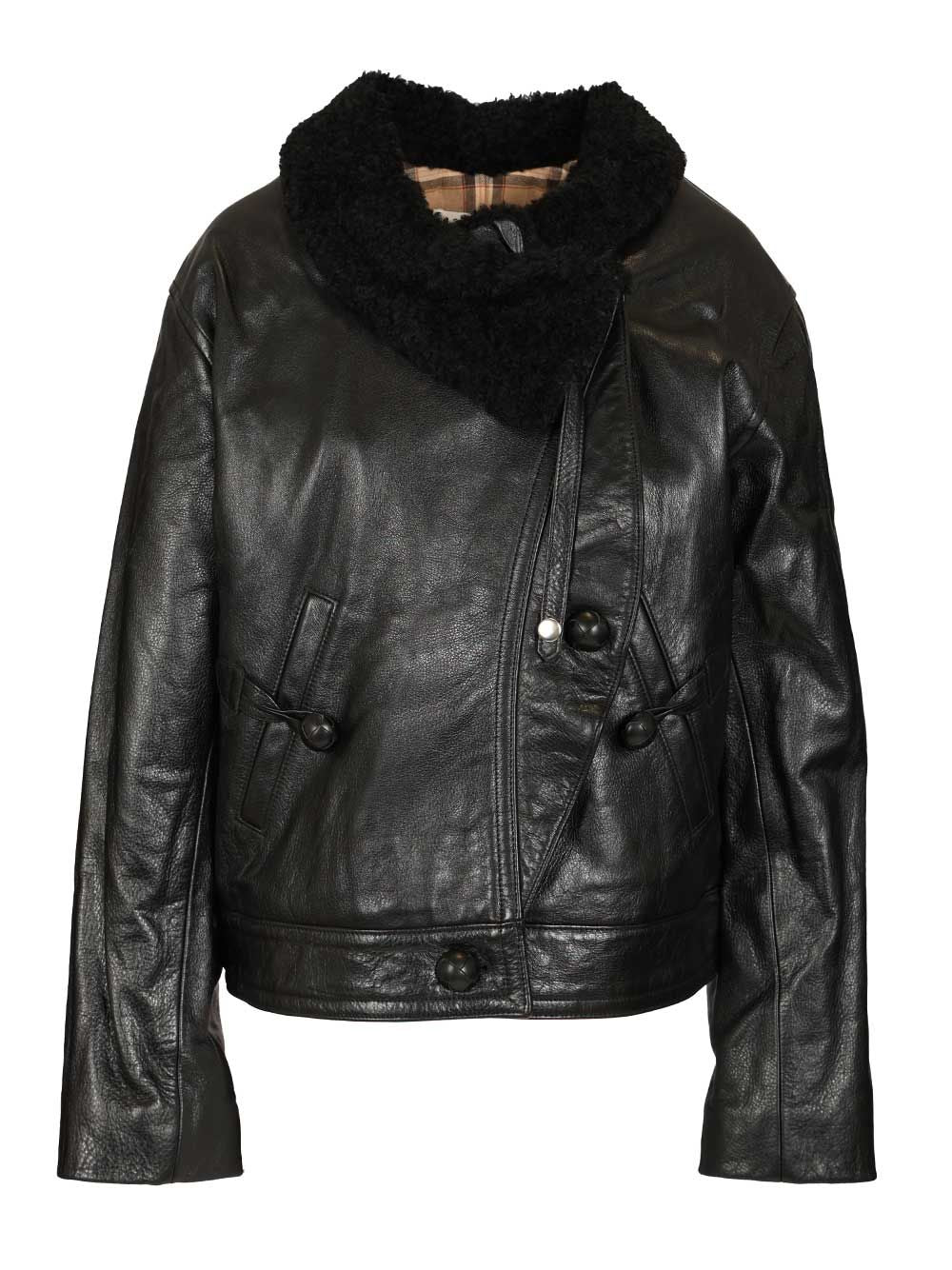 Isabel Marant Briyana Leather Jacket Jackets - Black | 3ef68846bebb49b8fd86dddabf61550ede529304