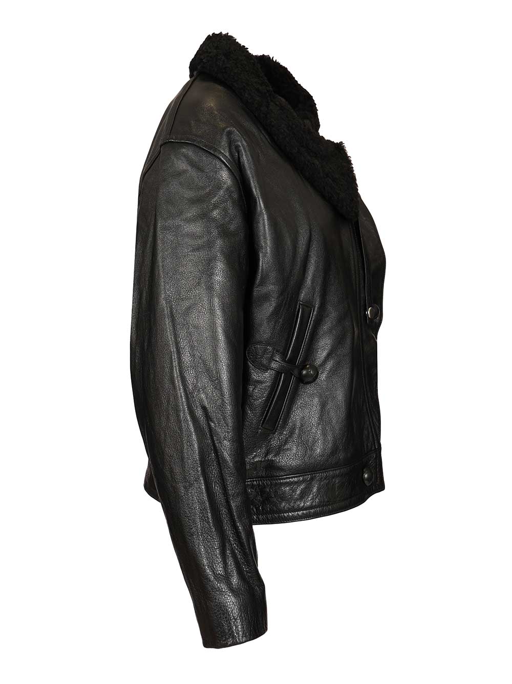 Isabel Marant Briyana Leather Jacket Jackets - Black | def307e534eb841ba944fbada8b12ba0a8b7eb63