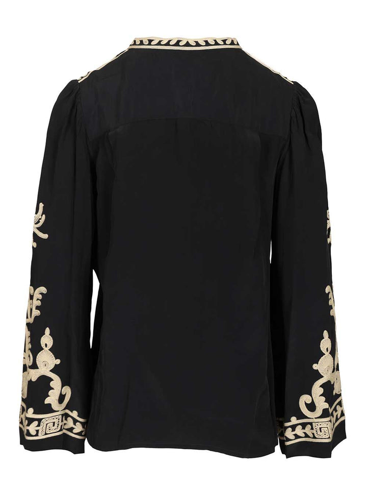 Marant Etoile Falonne Crepe Shirt Shirts - Black | 349d8e258e274f9de8825adc22d425c5fd2253d0