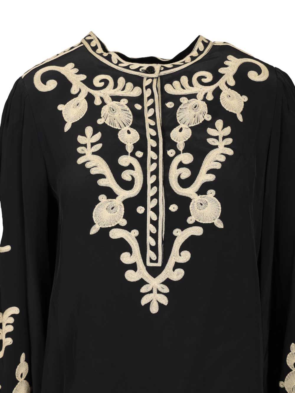 Marant Etoile Falonne Crepe Shirt Shirts - Black | 899e5445144b25da848061a81526155b702ba55b