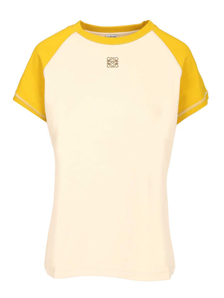 Loewe Stretch Cotton And Viscose Jersey T-Shirt - Yellow | fc0b7001496800e66fbc240c63b411bc63fb38ef