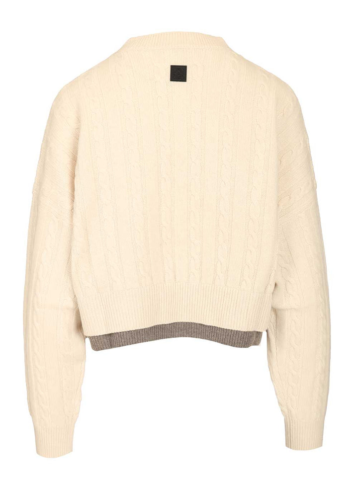 Loewe Textured Wool Sweater Knitwear - Multicolor | 5753de0d70fd88469c6bbde0574feef255e9f191