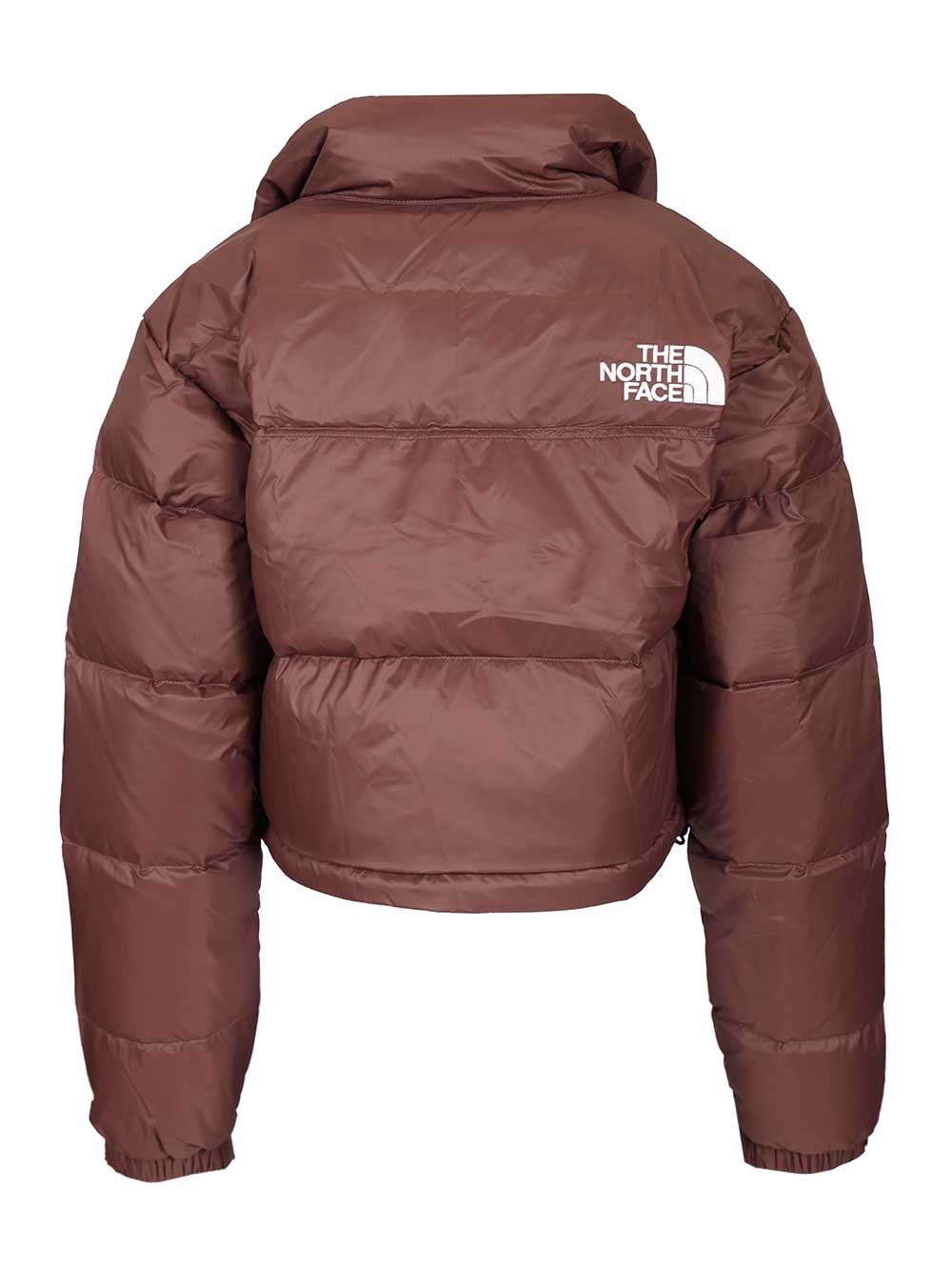 The North Face Nuptse Short Jacket Coats - Brown | 8aa3993b50a671e4fb384a47ab5c5cde33c59d7c