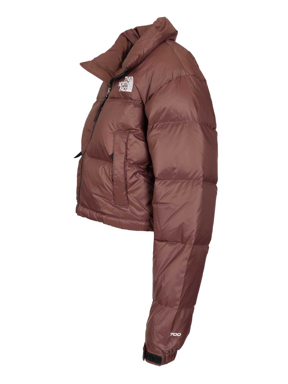 The North Face Nuptse Short Jacket Coats - Brown | f2e430dcafda05051f7ad54a9a5f347f25760ef4