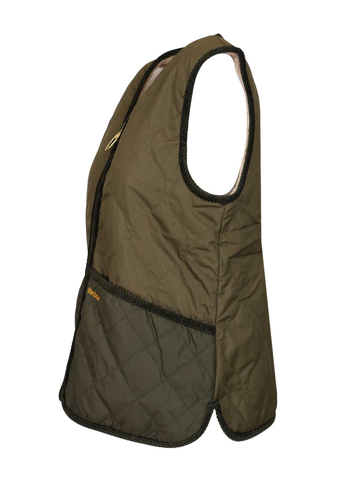 Barbour Klara Quilted Vest Jackets - Green | 06a5ef0ce17a286d4b6c78439cb68b769bcd8db0