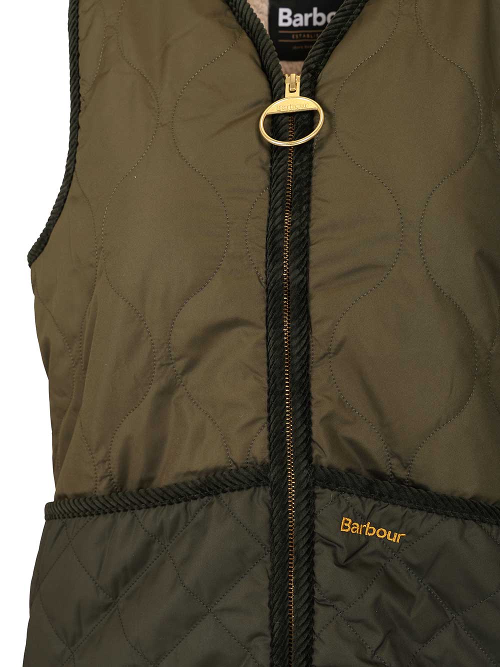 Barbour Klara Quilted Vest Jackets - Green | 3cfd3ae3947ffb4efecf735546c60d7eaf737450