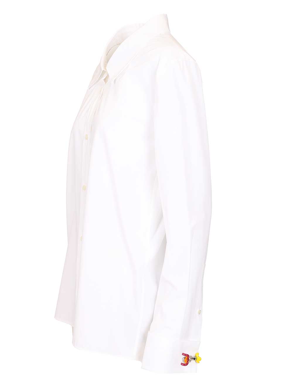 Loewe Cotton Poplin Shirt Shirts - White | 405db587f96c7566c6fea75e4307d32aad54c85f