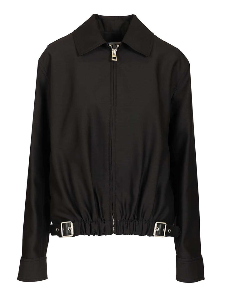 Loewe Wool And Silk Jacket Jackets - Black | cd4e79de3158c53deb2bf5dd8d13e5335387e912