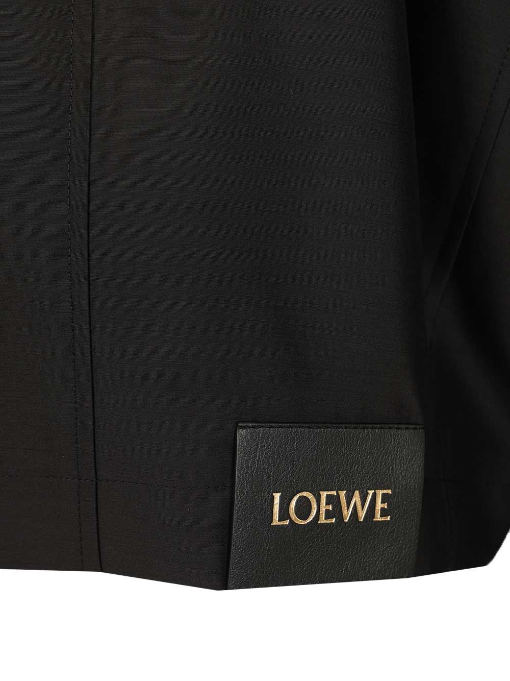 Loewe Wool And Silk Jacket Jackets - Black | 50bfcc2f99ec09d79d57800a306bff42872b80b0