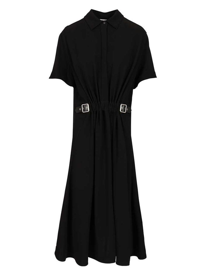 Loewe Stretch Viscose Dress Dresses - Black | 206461546ac96abcb460a466e331eaa9f0acfe53