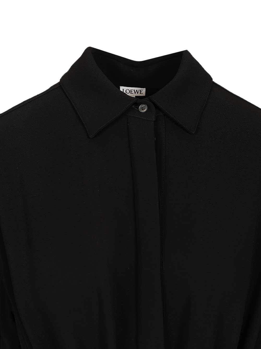 Loewe Stretch Viscose Dress Dresses - Black | 279b65e15fd8523a97801df16c41b230b5104ca7