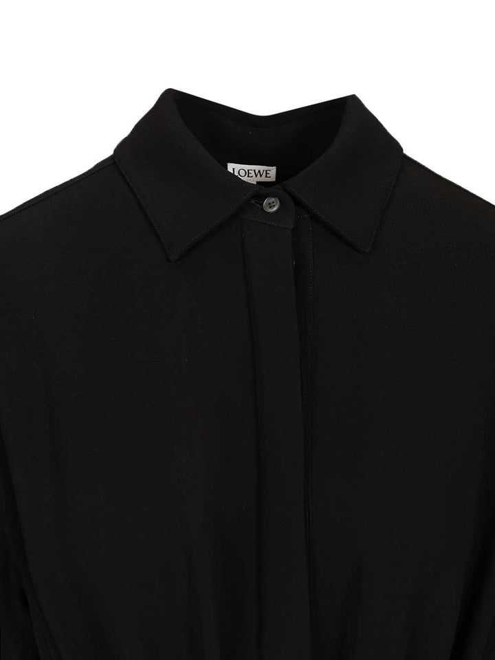 Loewe Stretch Viscose Dress Dresses - Black | 279b65e15fd8523a97801df16c41b230b5104ca7