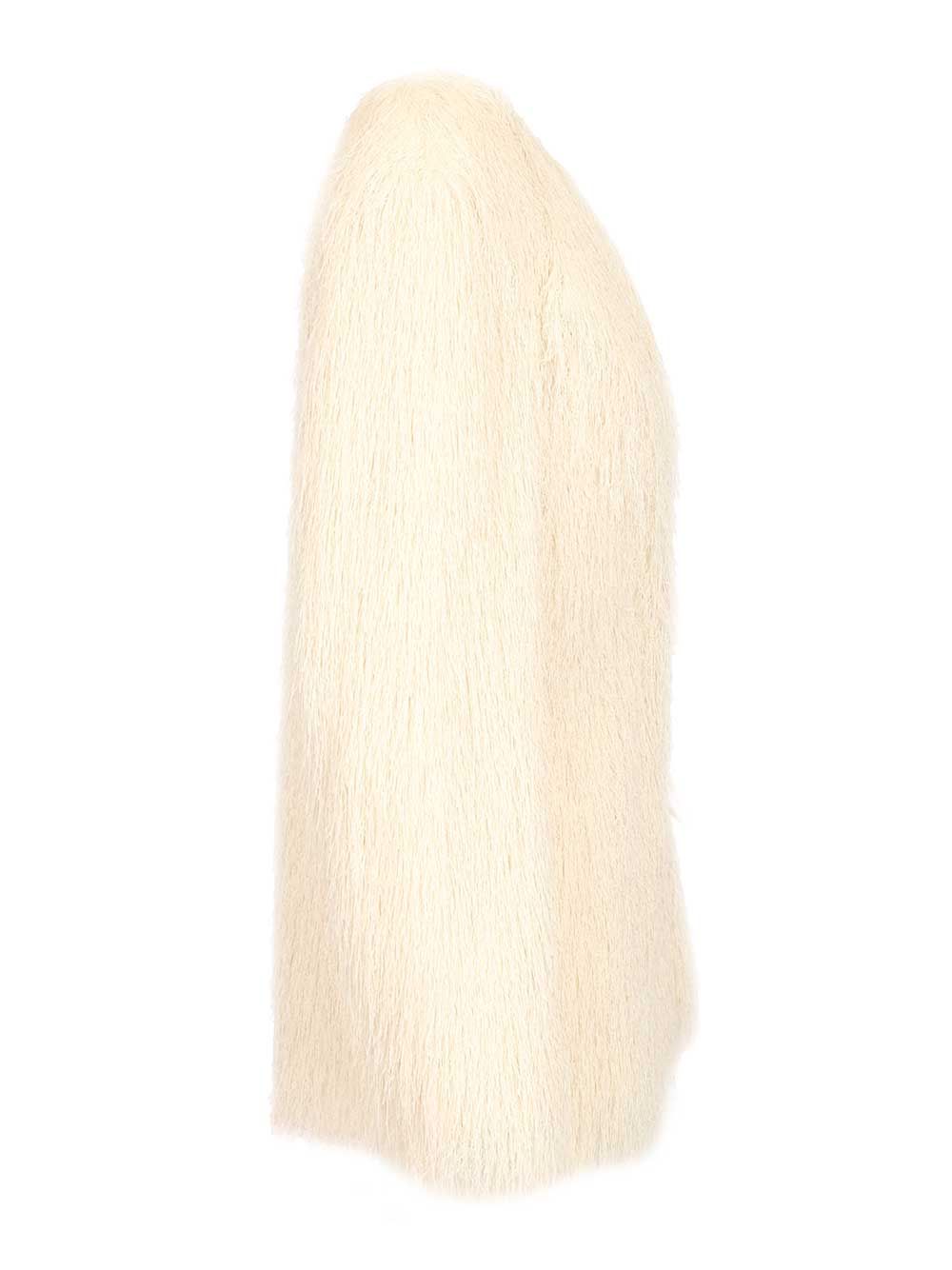 Dries Van Noten Jacket With Fringes Coats - White | 65eaf6ab0fedd2eddb9dfc92b2fd6f1b74861e3b