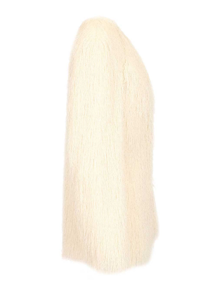 Dries Van Noten Jacket With Fringes Coats - White | 65eaf6ab0fedd2eddb9dfc92b2fd6f1b74861e3b