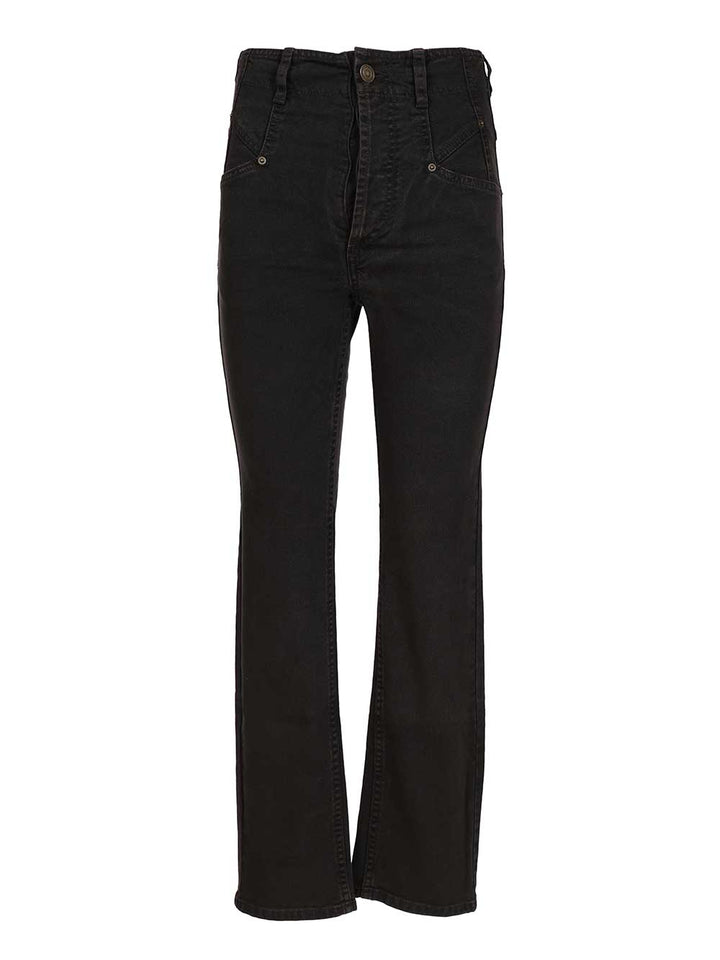 Isabel Marant Niliane Jeans - Black | a14c1564b54a4007ea69cd0089e00ccedbfa9164