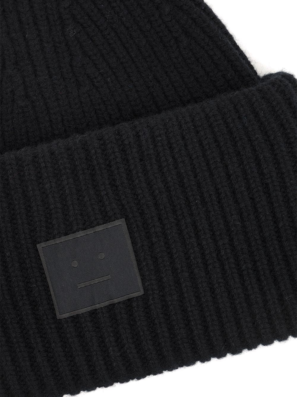 Acne Studios Yal Wool Hat Hats - Black | 6103527c7211daa3b16416a4e8c2d4f3bbc87d8e