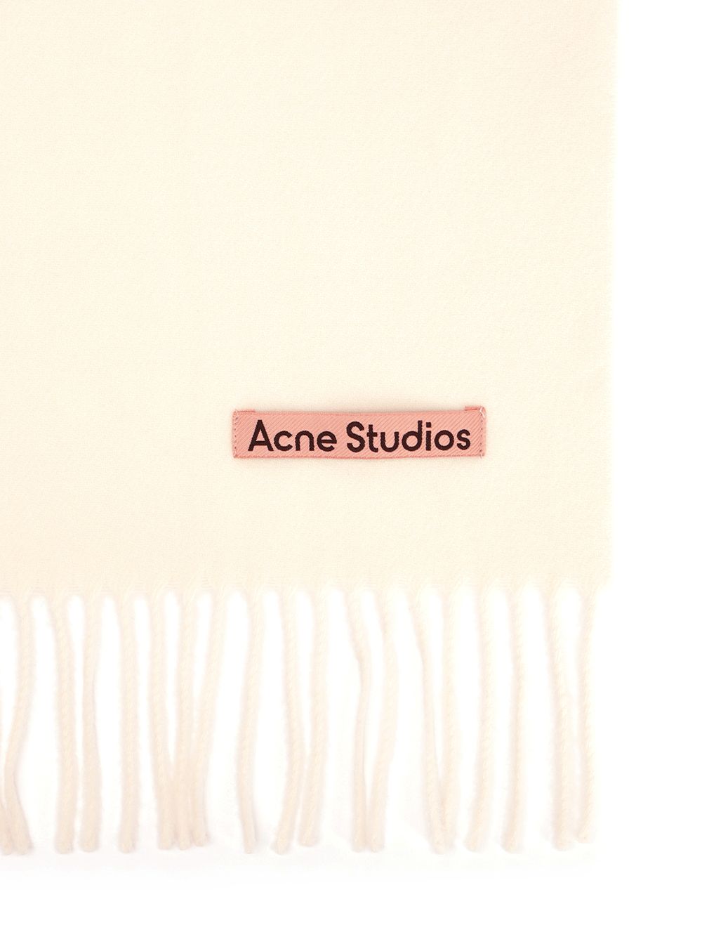 Acne Studios Wool Scarf Scarves And Foulards - White | 8d80d128a36ad43c9b6c1b28e4c63d68602eb19b