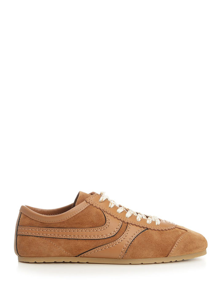 Dries Van Noten Suede Sneaker Sneakers - Brown | ac629e0bbc79c7375cccaf54f3d4a6ea79b358b0