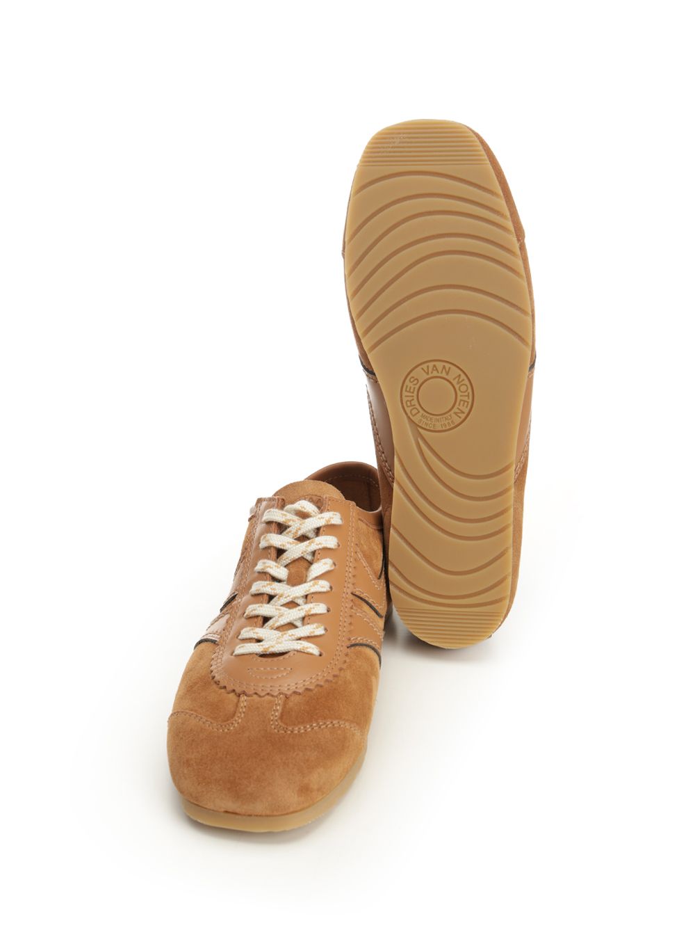 Dries Van Noten Suede Sneaker Sneakers - Brown | 752d23bab4f90125d22943f284c82c7bf18b2d30