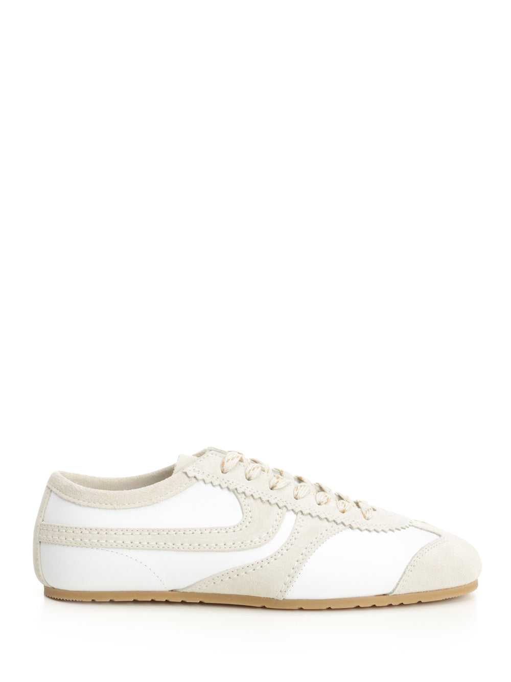 Dries Van Noten Suede Sneakers - White | 82710e63f5a0398a7d906bcc1208cbb839657fd6