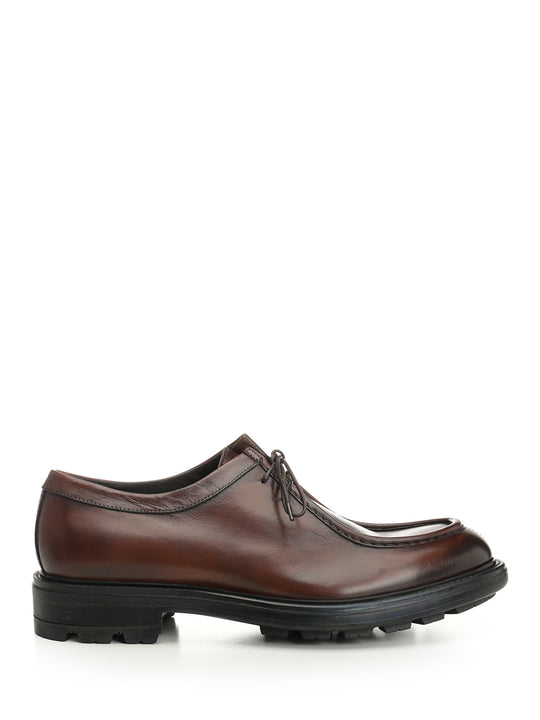 Derby Shoe Lace-Up Shoes Brown