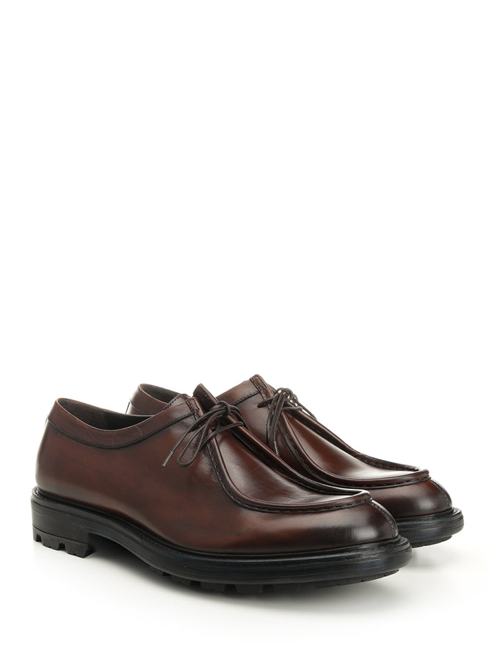 Corvari Derby Shoe Lace-Up Shoes - Brown | 886e5a7e1a3a92e3d7cf1a1efef0e62e3f0da971
