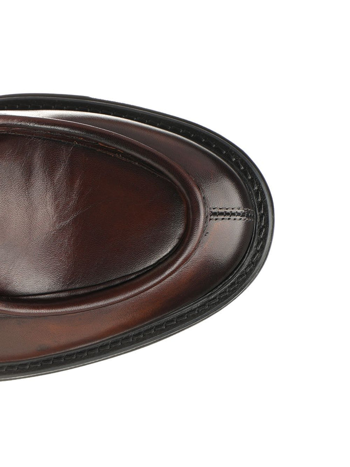Corvari Derby Shoe Loafers - Brown | 9858bd7b68ec88ab98c3e5d1fccf5f27c6aeb28e