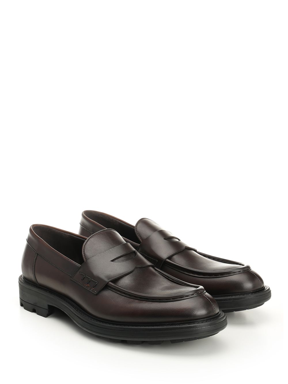 Corvari Penny Loafer Loafers - Brown | db65d6b821f7ac17f7ba66544825f674ca43e30d