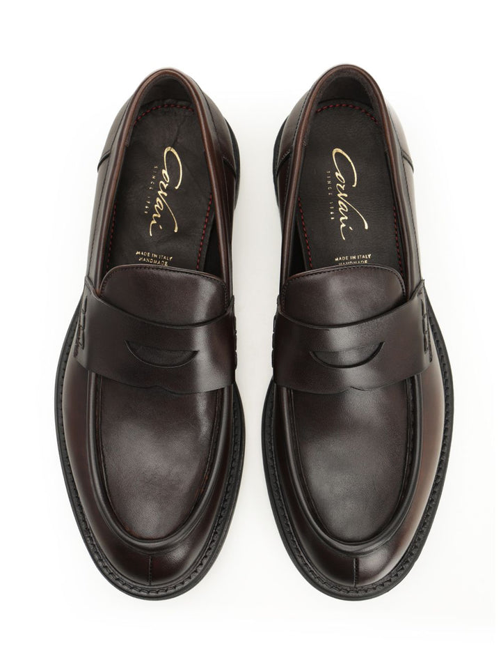 Corvari Penny Loafer Loafers - Brown | 53700ca3525aafe48871cd0c9140346300e67de9