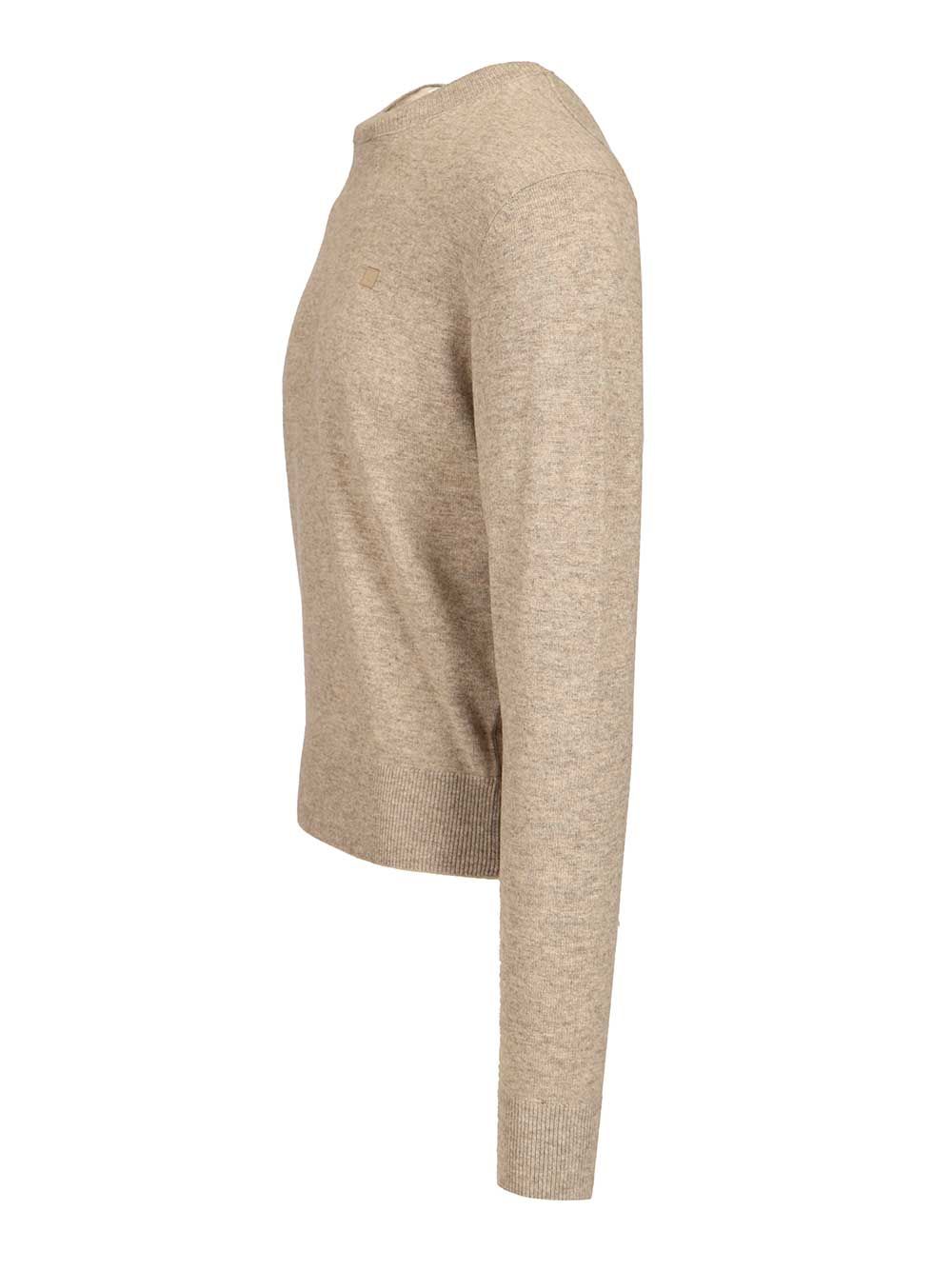 Acne Studios Crew Neck Sweater Knitwear - Grey | 0a586e6a35f696687a915543a22ffef762ef6eda
