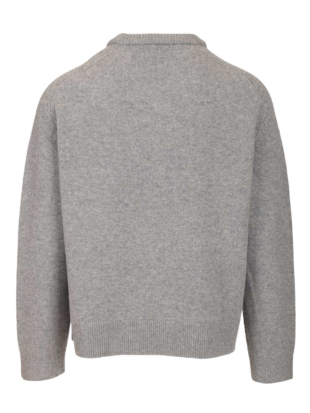 Acne Studios V-Neck Sweater Knitwear - Grey | 79baa6c29f845eb9c2017cb5cd5ea9b8b24a42f8
