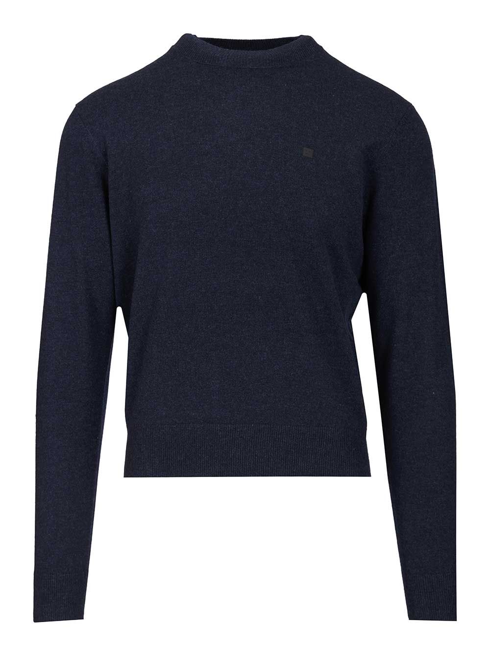 Acne Studios Crew Neck Sweater Knitwear - Blue | c9ca60a4ac5a91c8c95b09be87fa9fc12b537d06