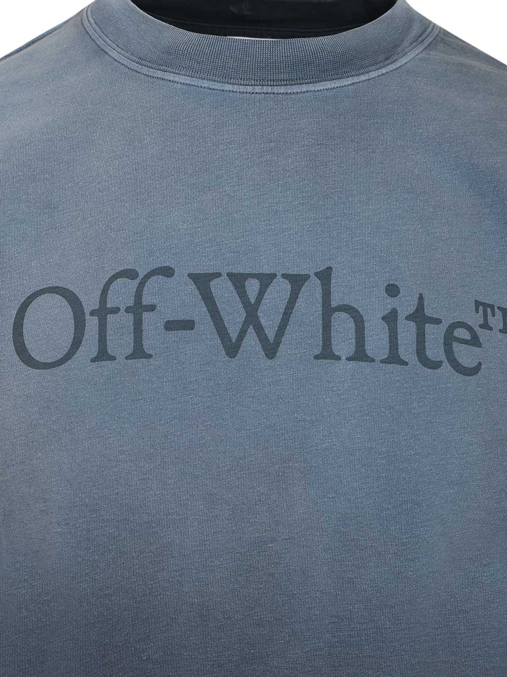 Off-White Laundry Skate Logo T-Shirt - Blue | 42197a9b11025e2bb977d73439efc645d1a82d55