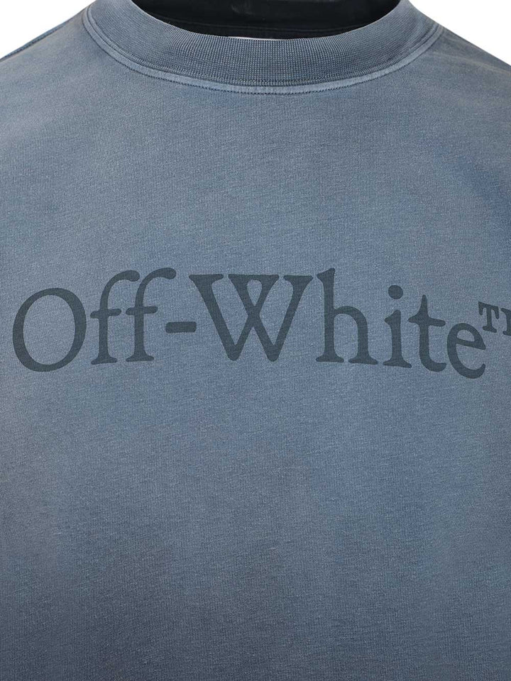 Off-White Laundry Skate Logo T-Shirt - Blue | 42197a9b11025e2bb977d73439efc645d1a82d55