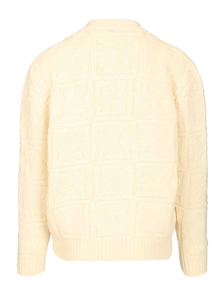 Off-White Arrow 3d Wool Cardigan Knitwear - Beige | 3796c31965f55da09f4fd9d17145331c0ec03289
