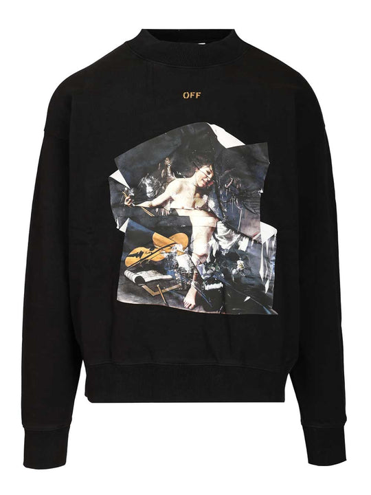 Cupid Paper Skate Sweater Sweatshirts Black