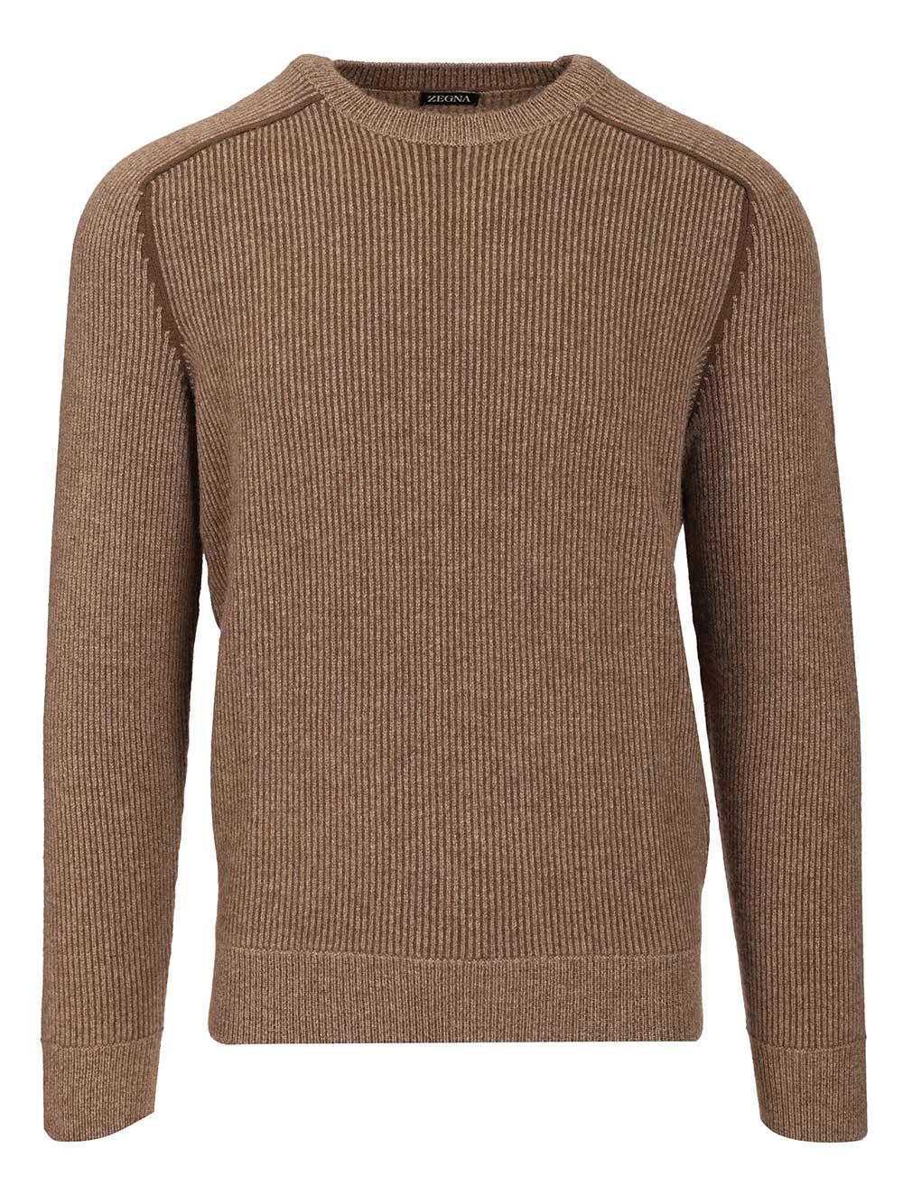 Ermenegildo Zegna Sweater In Cashmere Knitwear - Brown | a9e9c6a744c74fcf285b32b1b99cd3b408469789