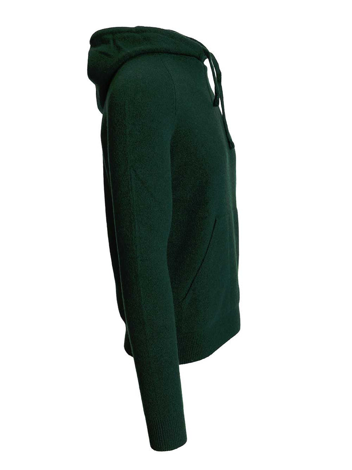 Al Duca D'Aosta Mohair Hooded Sweater Knitwear - Green | b00ab9a01d96bc07af8b0ebac9795a6b1174f24c