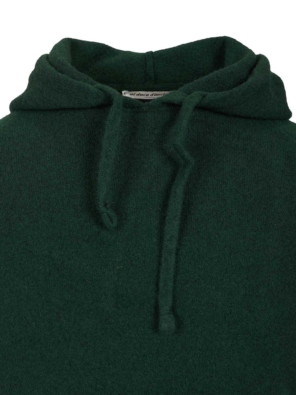 Al Duca D'Aosta Mohair Hooded Sweater Knitwear - Green | 692e2ab978ed899b5f66a00febf7bb207273058b