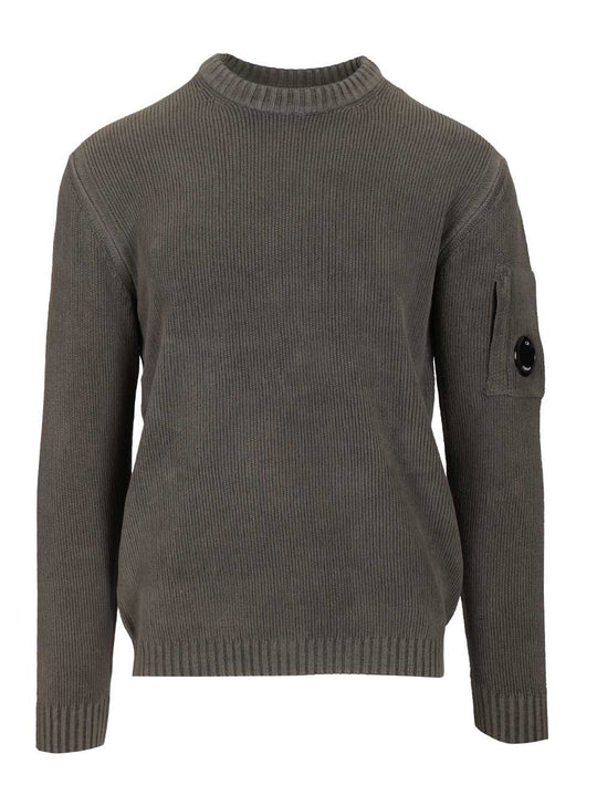 Cotton Chenille Sweater Knitwear Grey
