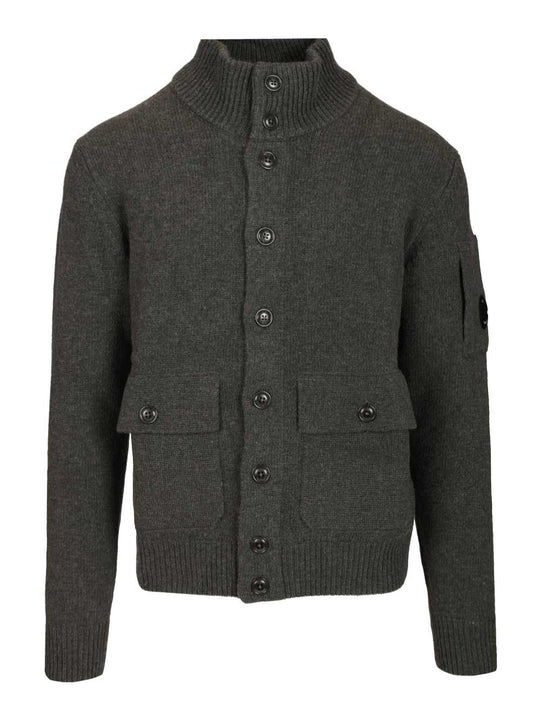 Lambswool Grs Cardigan Knitwear Grey