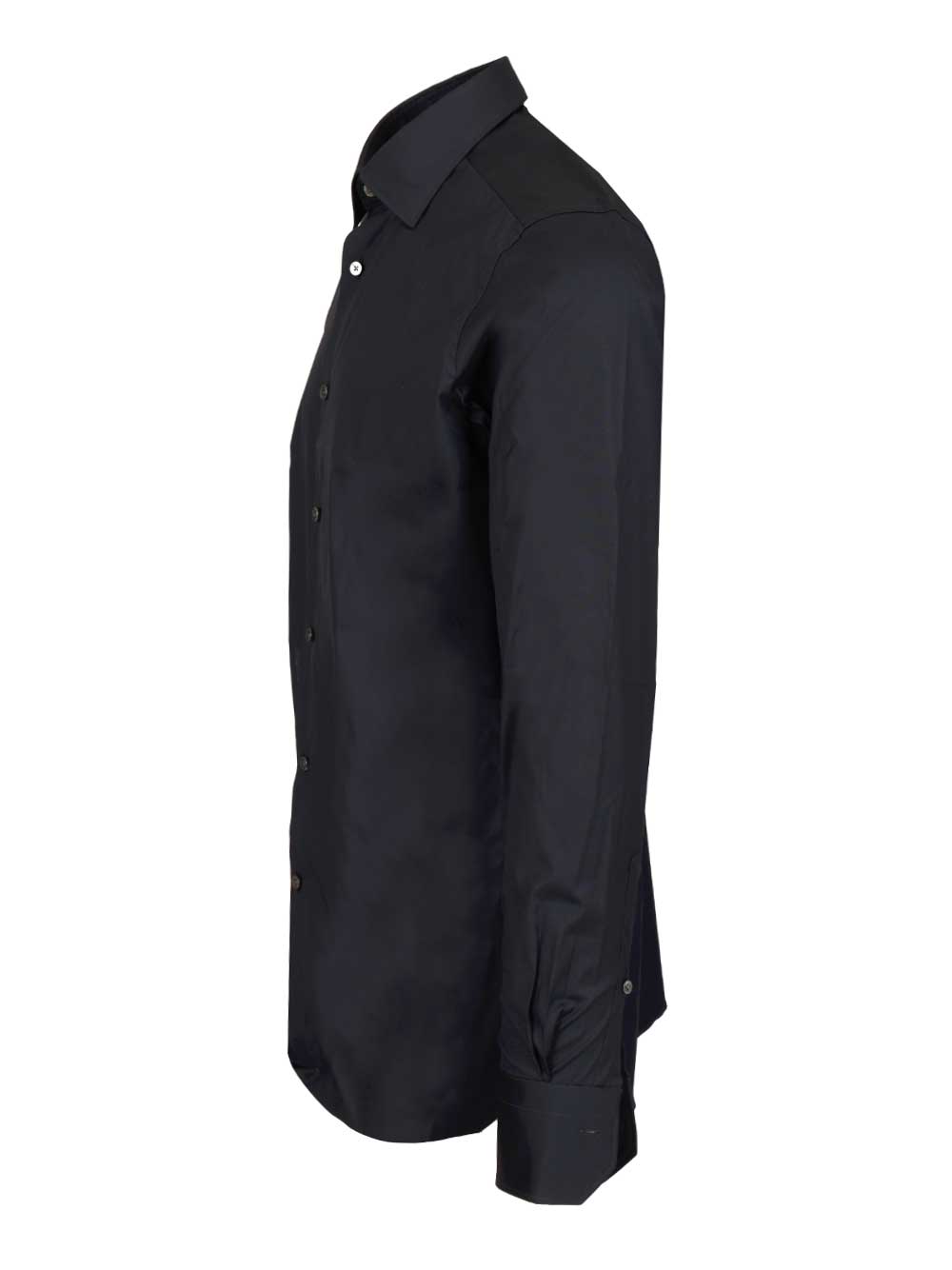 Ermenegildo Zegna Stretch Cotton Shirt Shirts - Blue | 2410499ef6e223fe53dcb5ee60a588e32701d4a4