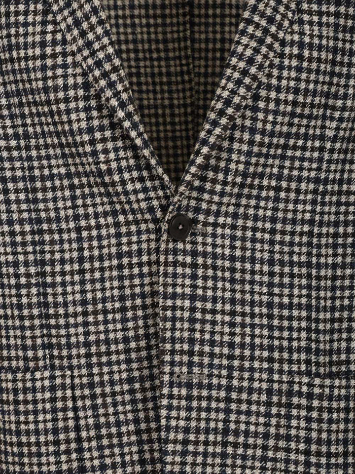 Ermenegildo Zegna Wool And Mulberry Silk Blazer Jackets - Multicolor | b0cd07295a031b8ff8ca06c404869e448ee3ebb9