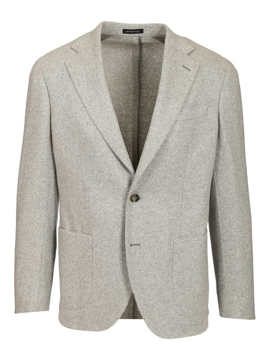 Cashmere Blazer Jackets Grey
