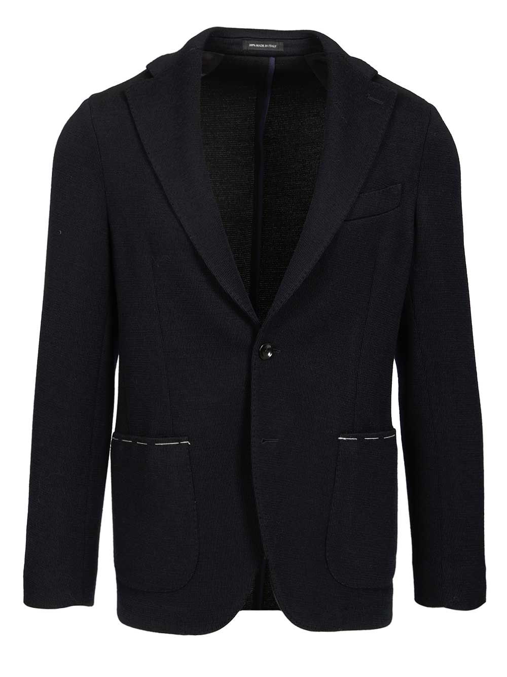 Al Duca D'Aosta Unlined Single-Breasted Jacket Jackets - Blue | 12e17ca7c1b5032fc46f03a45025c3305708eb46