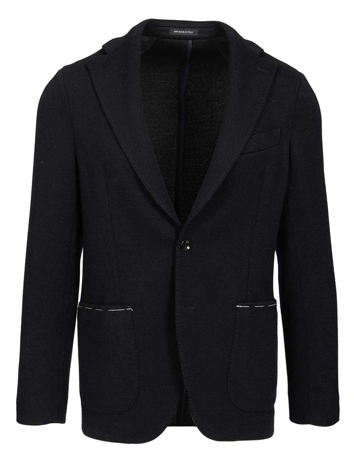 Al Duca D'Aosta Unlined Single-Breasted Jacket Jackets - Blue | 12e17ca7c1b5032fc46f03a45025c3305708eb46