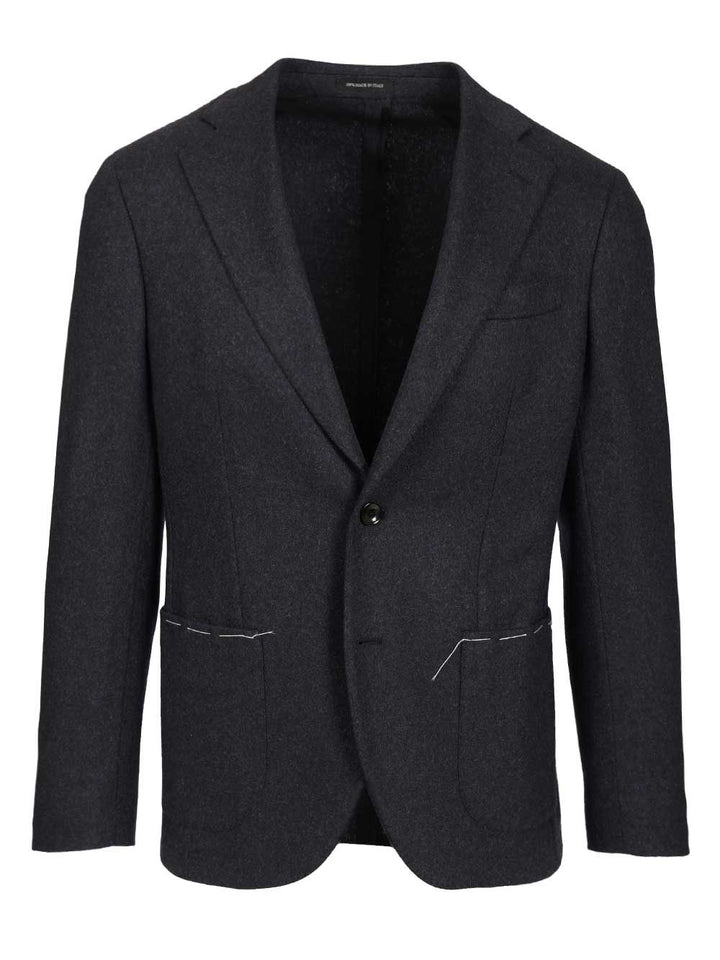 Al Duca D'Aosta Cashmere Blazer Jackets - Blue | 56cb3992d5436f6343ec51db85c783a57bbbceaa