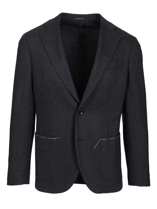 Cashmere Blazer Jackets Blue