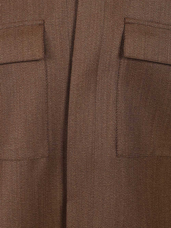 Ermenegildo Zegna Wool Overshirt Jackets - Brown | 9cb94988d6f5bb2100fe2143b8c4dd1e8117282b