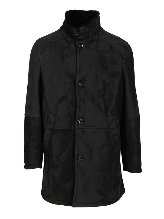 Merinillo Shearling Coat Coats Blue